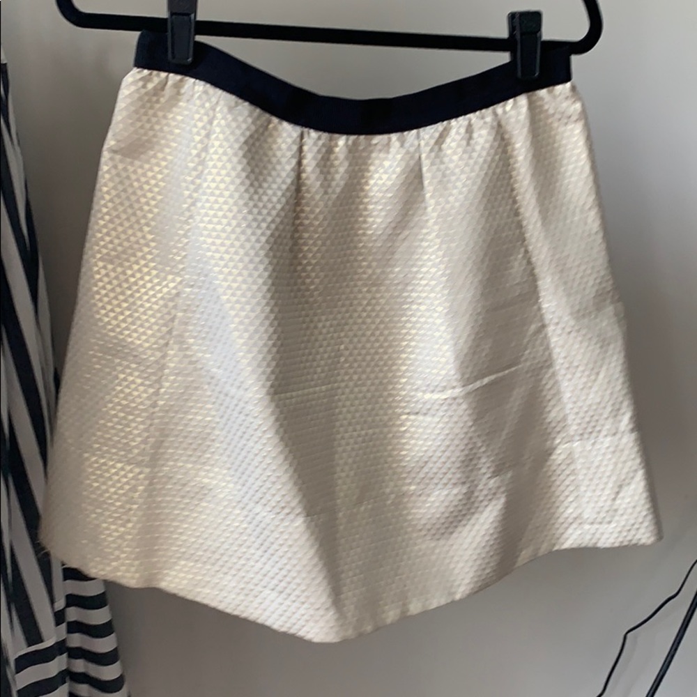 Ganni Metallic Mini Skirt